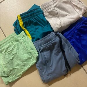 Lot Of Men’s Size Small Gym Shorts Bundle Of 5 Name Brands | Adidas Hollister